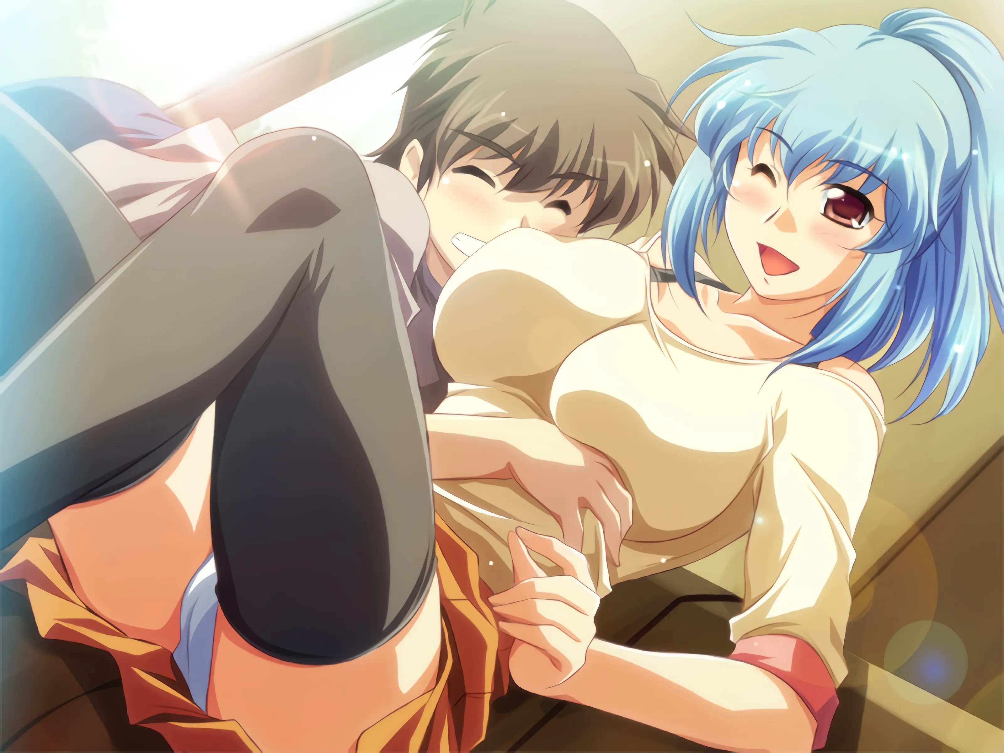 Toshishita Showtime - Shinseki No Kyonyuu Onee-Chan Ni Ecchi Na Itazura | 연하 쇼타임 - 친척 거유 누나에게 음란한 장난치기♪